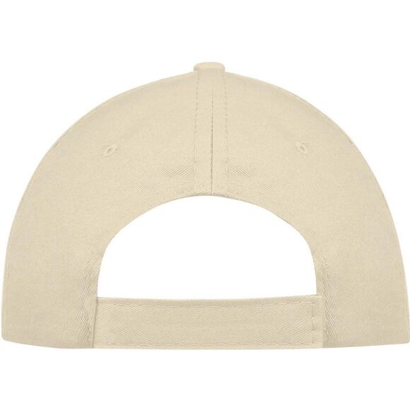 SOLS Unisex Sunny 5 Panel Baseball Cap / Beige/White - Picture 3 of 5